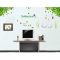 Wedding Swans Wall Sticker